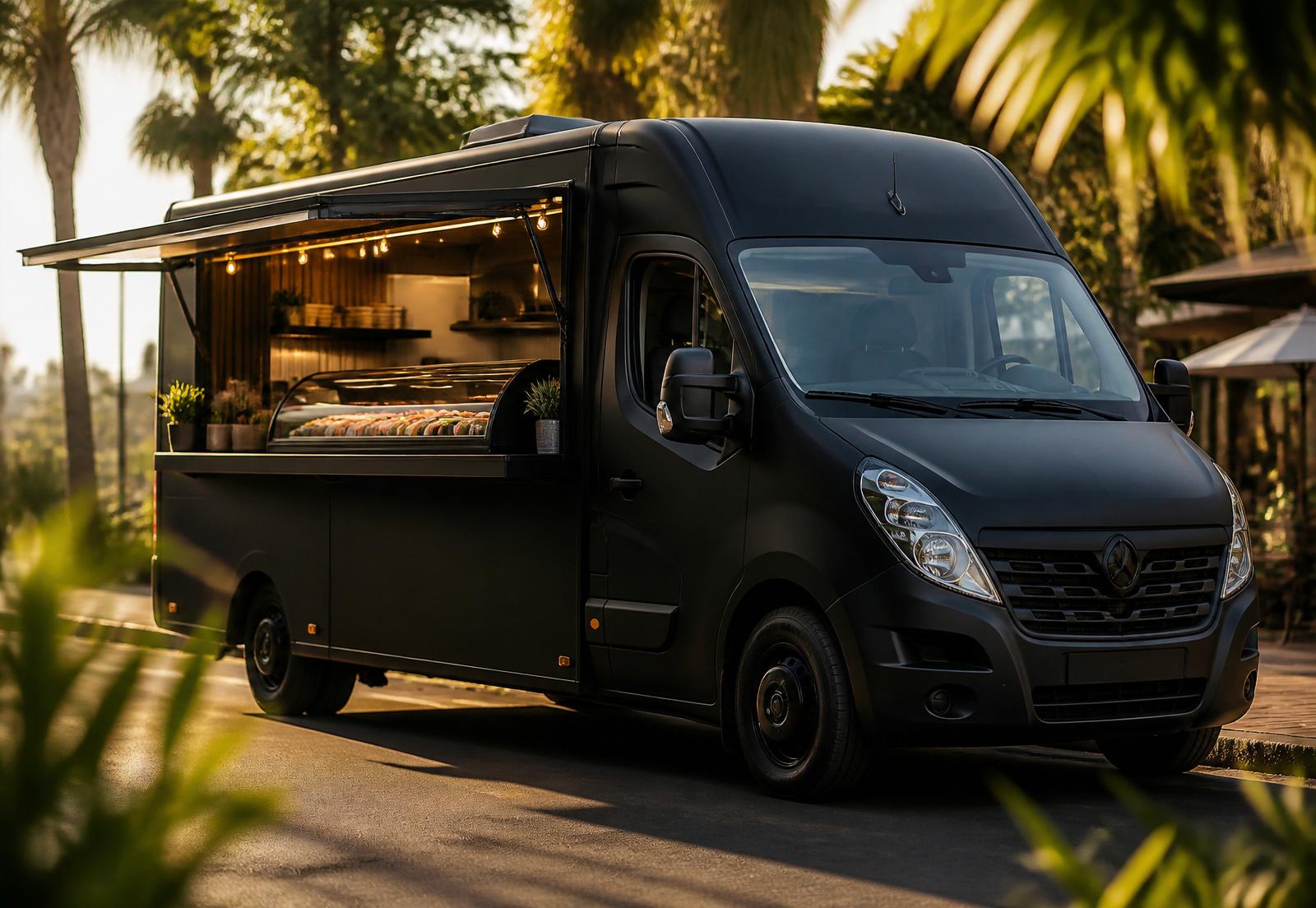 Foodtruck Justhyne Sushis prêt à démarrer